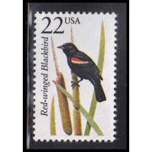 2303 22c Red-Winged Blackbird Fine MNH V3719