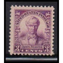 725 3c Daniel Webster Average Plus MNH O3694