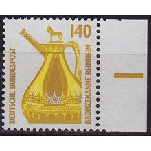 GERMANY BUND [1989] MiNr 1401 A ( **/mnh ) [01] Sehenswürdigkeiten Rand re