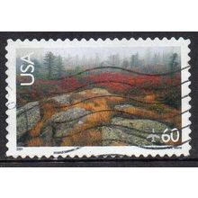 USA 2001 Landscape - Acadia National Park, Maine 60c Airmail Used P.11¼ x 11½