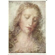 Art LEONARDO DA VINCI Head of Christ (Medici 788)