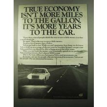 1971 Volvo Cars Ad - True Economy