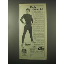 1979 Damart Underwear Ad - Defy the Cold