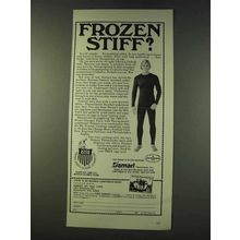 1979 Damart Underwear Ad - Frozen Stiff?