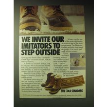 1989 Sorel Boots Ad - We invite our imitators to step outside