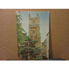 THE CHURCH, CIRENCESTER, GLOUCESTERSHIRE used postcard Colourmaster 1979 pm =