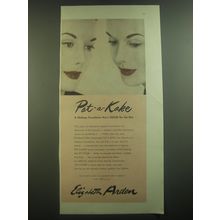 1946 Elizabeth Arden Pat-a-Kake Makeup Foundation Advertisement