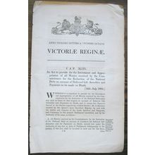 1864 Act of Parliament: Deferred Life Annuities