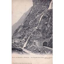 Grenoble Cascade Pres La Grave Cascade Antique French Postcard