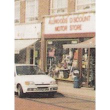 Motor Car Repair Discount Store Shop Keyworth Nottingham Village Postcard