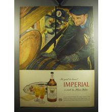 1947 Hiram Walker Imperial Whiskey Ad - It's good to know!