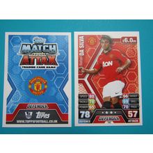 182. Rafael Da Silva - Manchester Utd - Match Attax 2013/14 Football Card EF1