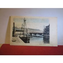 BRISTOL BRIDGE, BRISTOL unused antique postcard by Stewart & Woolf =