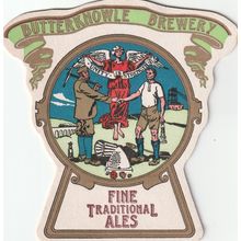 BEER MAT - BUTTERKNOWLE BREWERY - FINE TRADITIONAL ALES - (Cat No 001) - (1991)