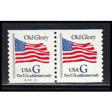 2890 32c G Old Glory Very Fine MNH CNP Left A3436 PA1579