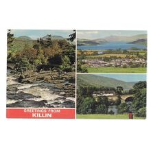 KILLIN, STIRLING used postcard 1981 postmark =