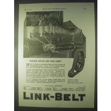 1922 Link-Belt Silent Chain Drive Ad - Which Drive?