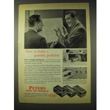 1948 Du Pont Peters Ammunition Ad - Make Possible Probable