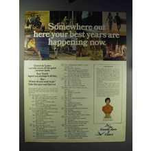 1970 United Air Lines Ad - Your Best Years Are Now
