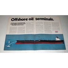 1974 Exxon Oil Ad - Offshore Oil Terminals