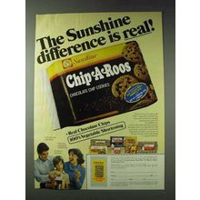 1978 Sunshine Chip A Roos Chocolate Chip Cookies Ad