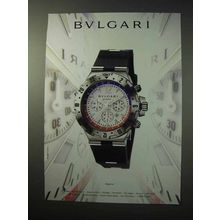2004 Bvlgari Bulgari Diagono Watch Ad