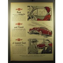 1950 Chevrolet Cars Ad - First with the new Power Glide Automatic Transmission