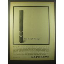 1965 Napoleon Cigars Ad - Meet the myth-free cigar