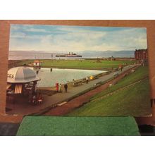 THE PROMENADE, LARGS, Ayrshire unused postcard #