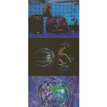 Virtual Research Art Photo Reality Rare Postcard 3x Bundle