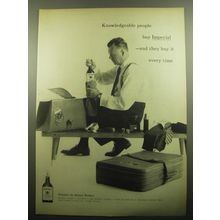 1957 Hiram Walker Imperial Whiskey Advertisement - Knowledgeable people buy