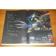 1993 Sega Genesis X-Men Video Game Advertisement - Hear razor sharp adamantium