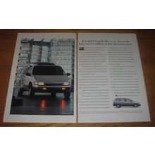1993 Nissan Quest GXE Minivan Advertisement - If it didn't handle like a car