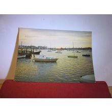 THE HARBOUR, BEMBRIDGE, ISLE OF WIGHT used postcard J Arthur Dixon 1979 pm =