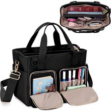 Teamoy Bible Tote Bag for Women, Bible Cover Carrying Case Church Bag with Water