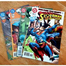 x4 Vintage Superman Comics from the 1990's. #721 - #722 - #739 - #756