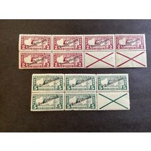 ICOLLECTZONE Austria QE5-6 Large Blocks XF NH/Hinged (B800-21)