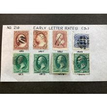 ICOLLECTZONE US Early Classics on Ancient Sales Sheet used CV $100+ (B800-41)