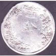 1857 Great Britain 6 Pence Silver Coin
