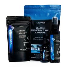 Luxury Dead Sea Spa Gift Bath Salt, Magnesium Flakes, Magnesium Oil & Geraniu...