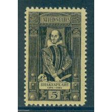 1250 5c William Shakespeare Fine MNH MA0312