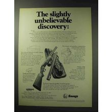 1971 Savage Shotguns Ad - Slightly Unbelievable