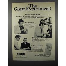 1974 Allstate Insurance Ad - The Great Experiment