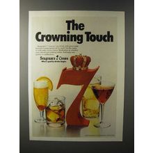 1979 Seagram's 7 Crown Whiskey Ad - Crowning Touch