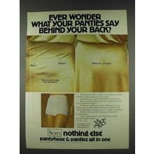 1978 Sears Nothing Else Pantyhose Ad - Behind Your Back