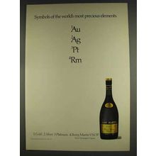 1978 Remy Martin V.S.O.P. Cognac Ad - Precious Elements