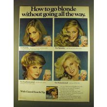 1980 Clairol Frost & Tip Hair Color Ad - Go Blonde