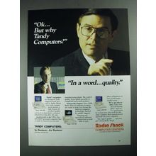 1987 Radio Shack Computers Ad - 3000HD, 3000HL, 1000SX