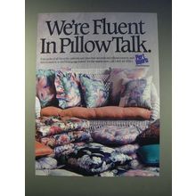 1989 Pier1 Imports Ad - We're fluent in pillow talk