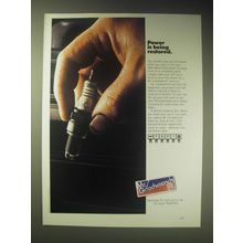 1989 Mr. Goodwrench AC Spark Plugs Ad - Power is being restored